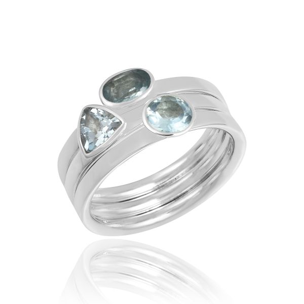 Blue Topaz Ring model R7-036